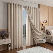 cortina de linho para sala